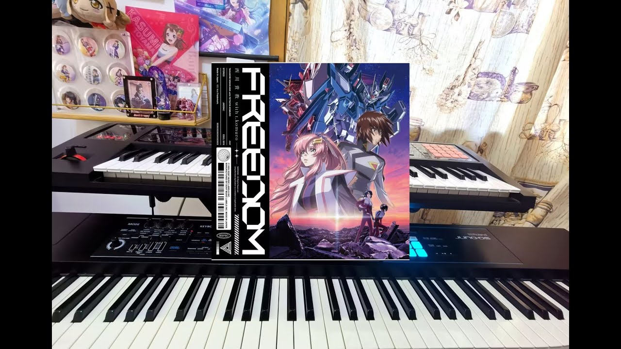 FREEDOM:劇場版:機動戦士ガンダムSEED FREEDOM    OP  【キーボード弾いてみた】