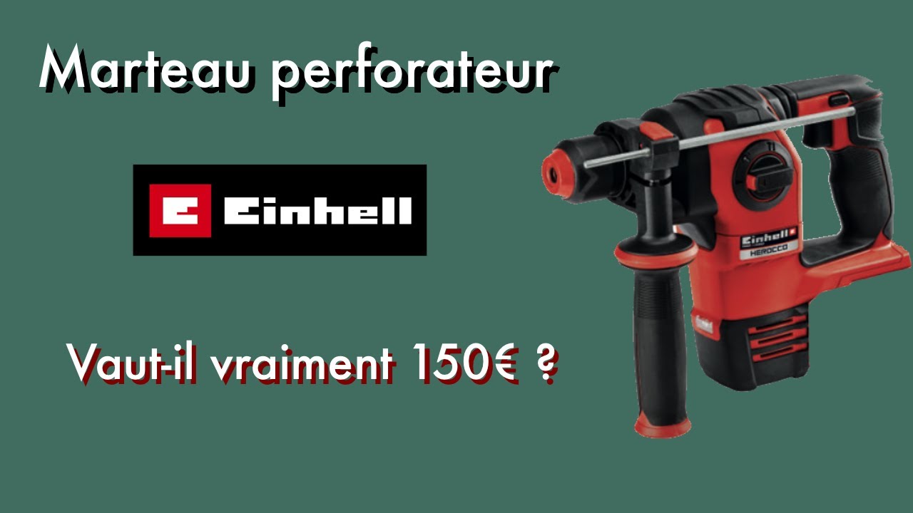 Review et test marteau perforateur Herocco Einhell (avis)
