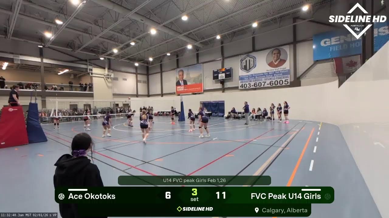 FVC Peak U14 Girls vs. Ace Okotoks (2026.02.01)