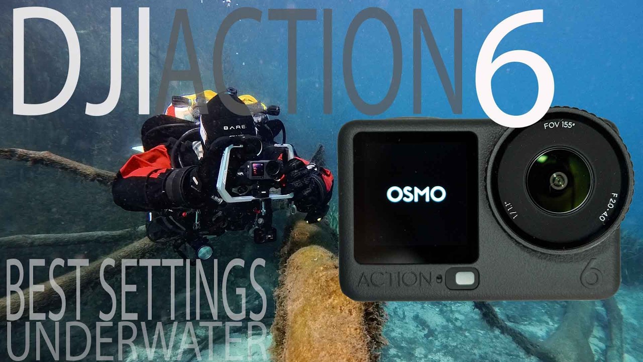 Используйте эти настройки под водой для DJI Action 6.