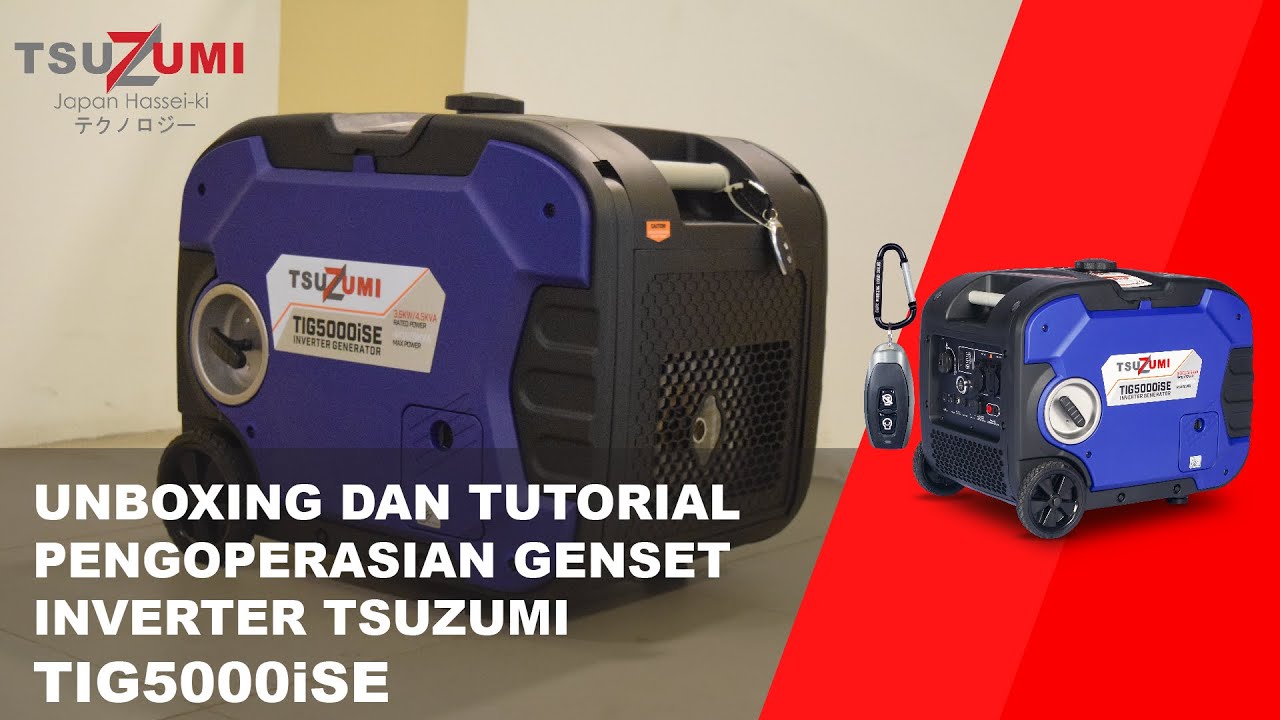 Unboxing dan Tutorial Pengoperasian TIG5000iSE | Super Silent Gasoline Inverter Generator