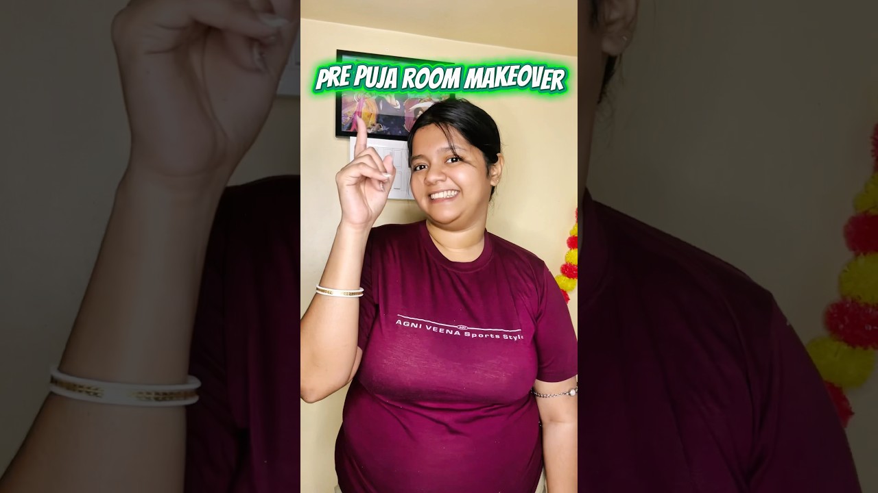 ⭐ Pre puja room makeover ⭐ #trending #ytshorts #roommakeover #shortsfeed