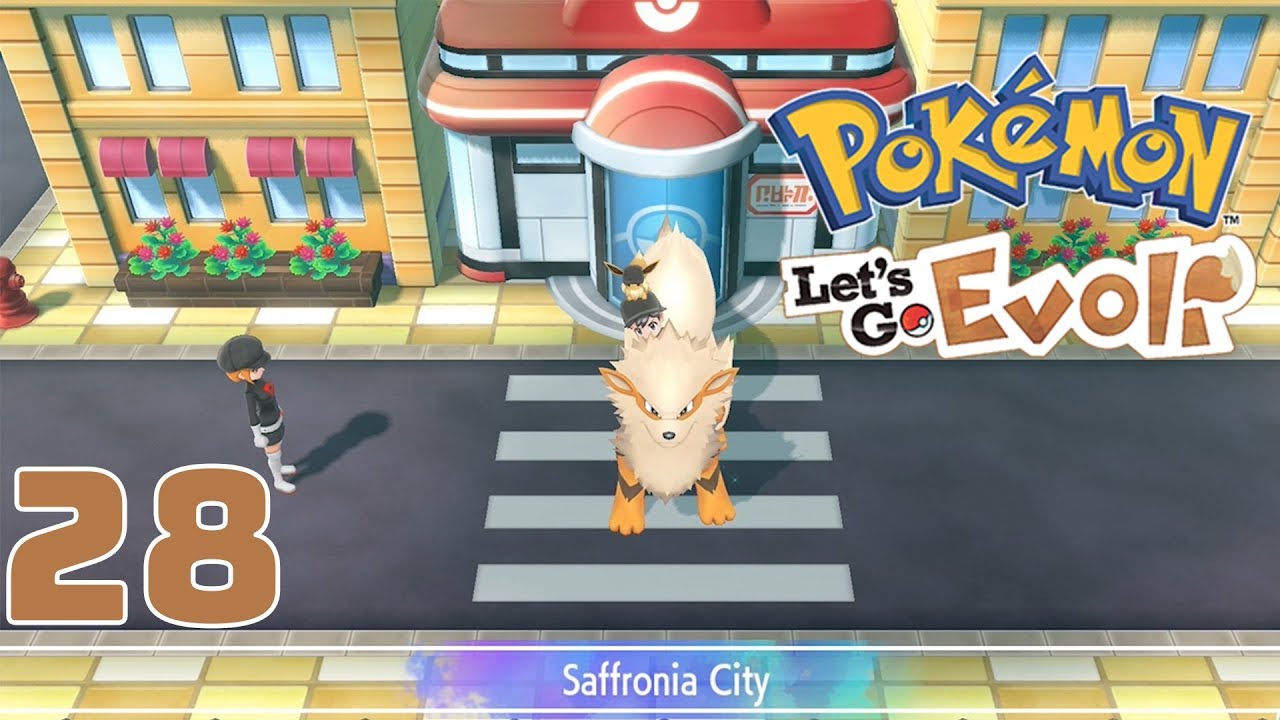 Let´s Play Pokemon Let´s Go Evoli Part 28 : Saffronia City