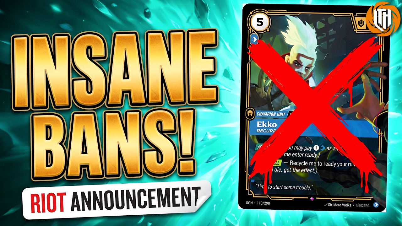 Riot just CHANGED the ENTIRE Riftbound Metagame - Ban Announcements