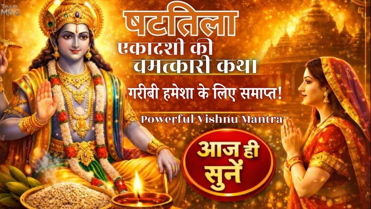 षटतिला एकादशी कथा | सभी पापों का नाश | Shattila Ekadashi Vrat Katha | Vishnu Katha