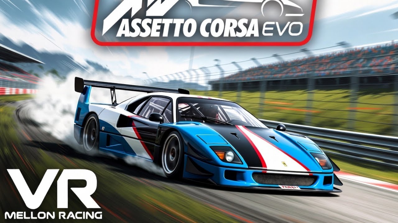 Assetto Corsa EVO .5 VR Pimax 5090 9950X3D Join MellonRacing.com