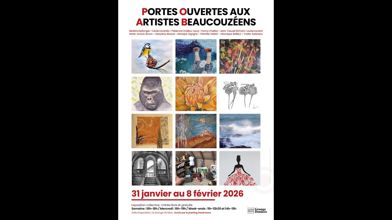 Portes Ouvertes aux Artistes amateurs Beaucouzéens 2026
