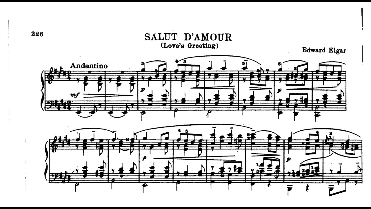 Edward Elgar | Salut D'Amour