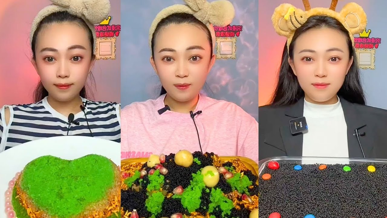 Extreme Colorful Snack ASMR Mukbang | Spicy Crunchy Egg Mix & Chinese Eating Sounds #329
