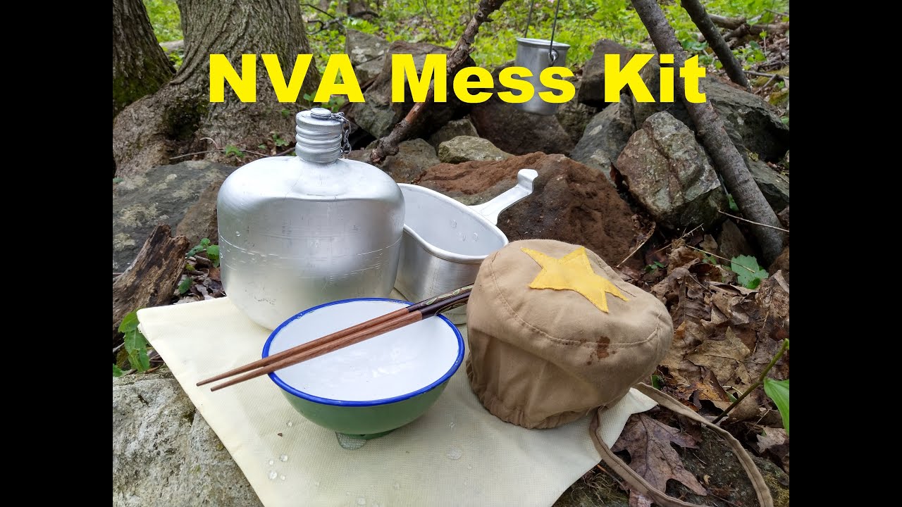 NVA Rice Tube and Bowl + I Eat Like an NVA Soldier!