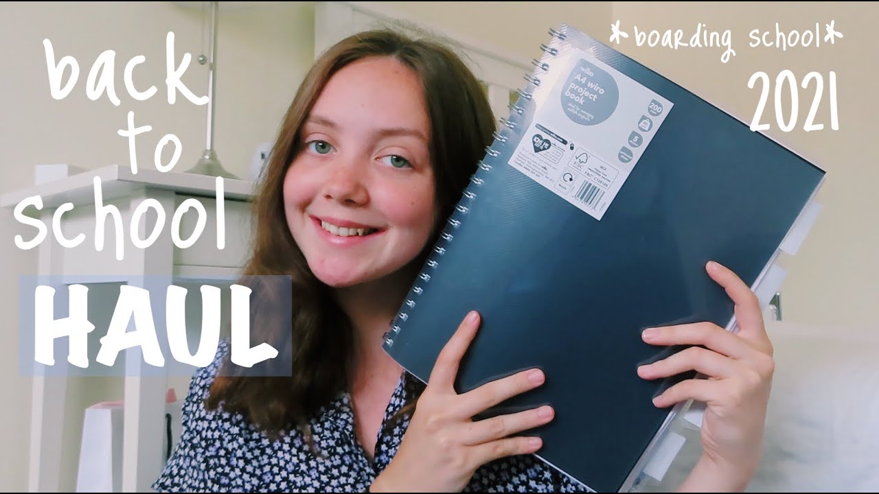 Back to school haul 2021 *boarding school*