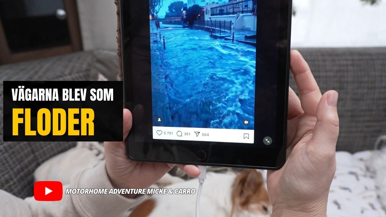 Nya vädervarningar och floder istället för gator.