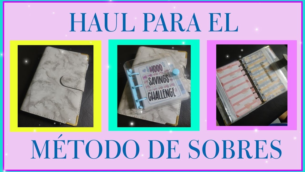 haul para método de ahorro con sobres!!