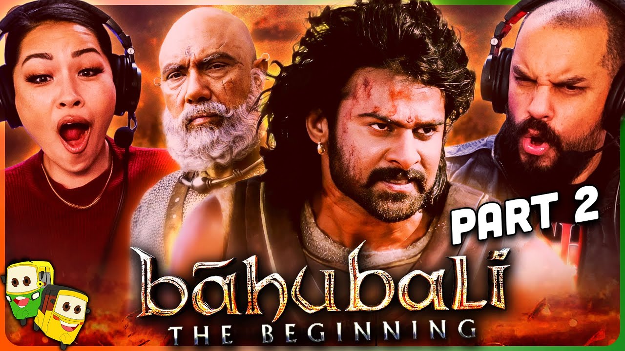 Part 2 - BAAHUBALI: THE BEGINNING Movie Reaction! | Prabhas | Anushka Shetty | S. S. Rajamouli