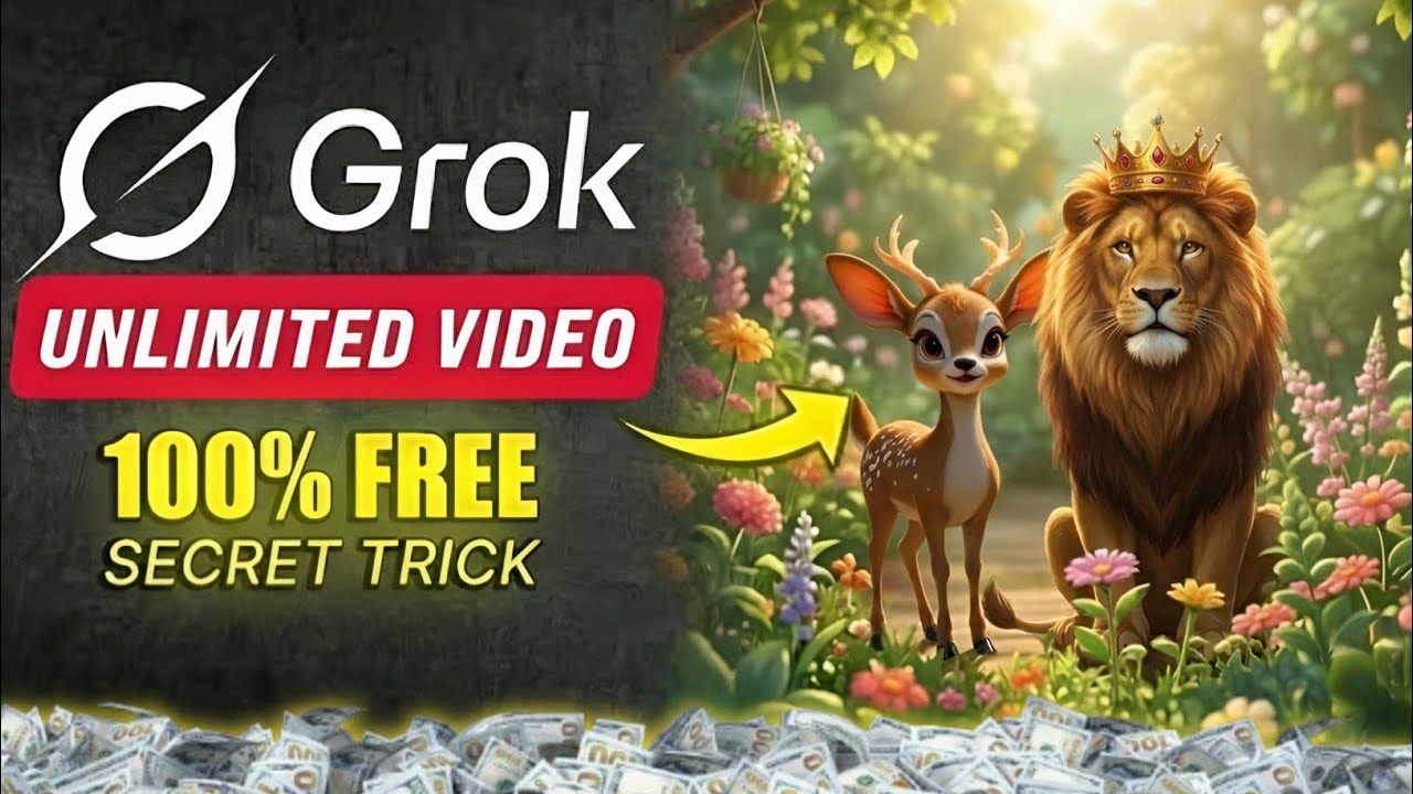 Generate Long Youtube Videos Using GROK AI | FREE & UNLIMITED