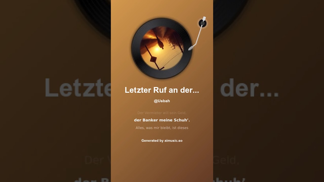 Letzter Ruf an der Kreuzung