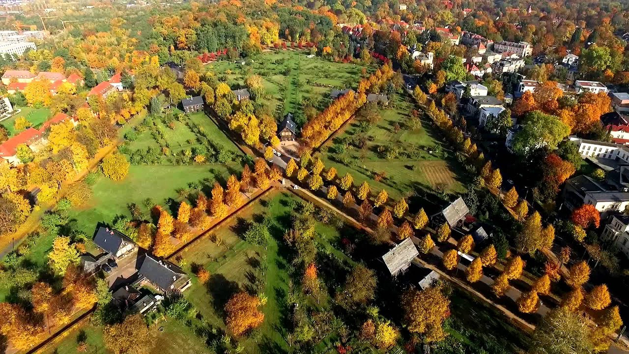 Luftaufnahmen-Potsdam, die russische Kolonie Alexandrowka in Potsdam