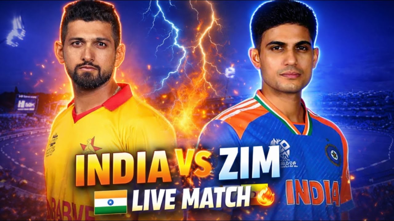 🔴India vs Zimbabwe T20 Live 2026 | Cricket 26 Gameplay Game #gaming #gameplay