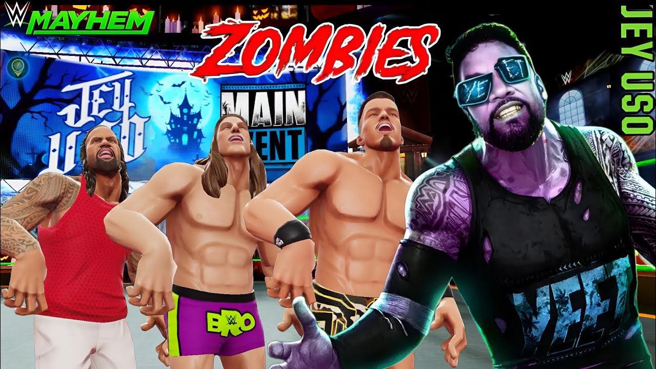 MAYHEM ZOMBIE Джей Усо One Shot Boss Event Gameplay WWE MAYHEM