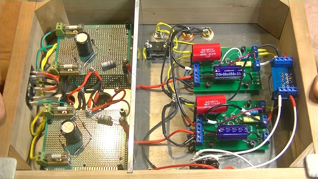 Схема и заземление предусилителя Tube Lab #28 Prototype E80cc