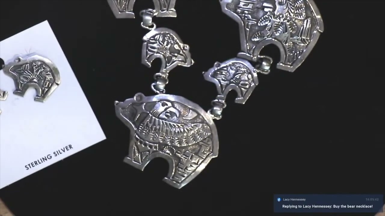 Navajo Storyteller Overlay Necklace