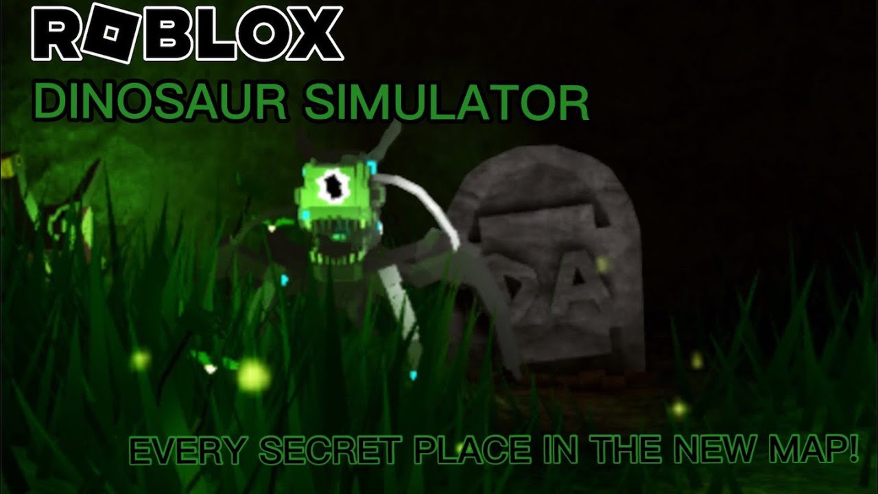 ROBLOX DINOSAUR SIMULATOR | EVERY SECRET PLACE IN THE NEW MAP!