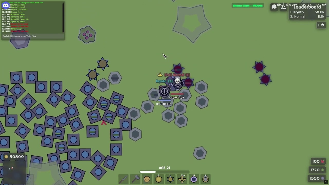 Blossom Client BETA | SHOWCASE ! MooMoo.Io | SHARE??