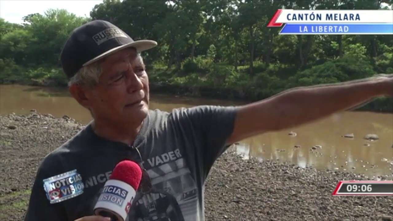 Al borde del peligro viven los habitantes del cantón Melara, La Libertad