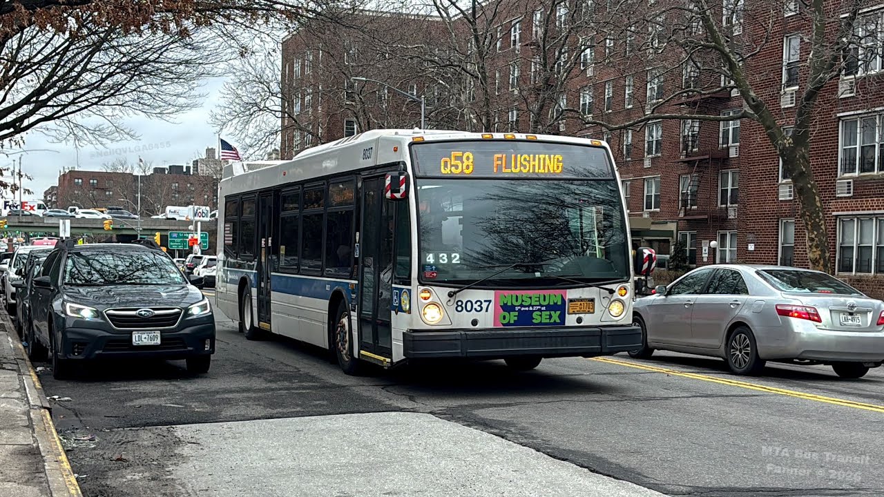 MTA NYCT Rare Onboard: 2011 NovaBus LFS 8037 On The Q58