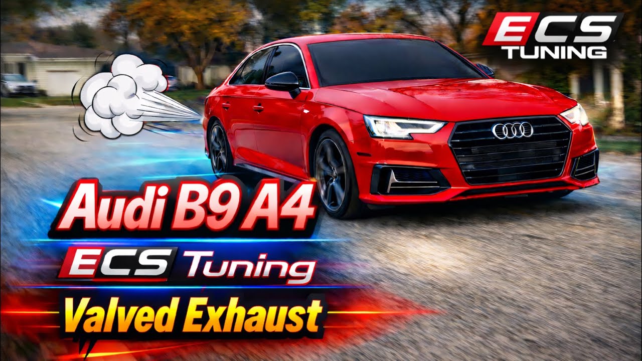 Audi B9 A4 // ECS Tuning Valved Turbo Back Exhaust
