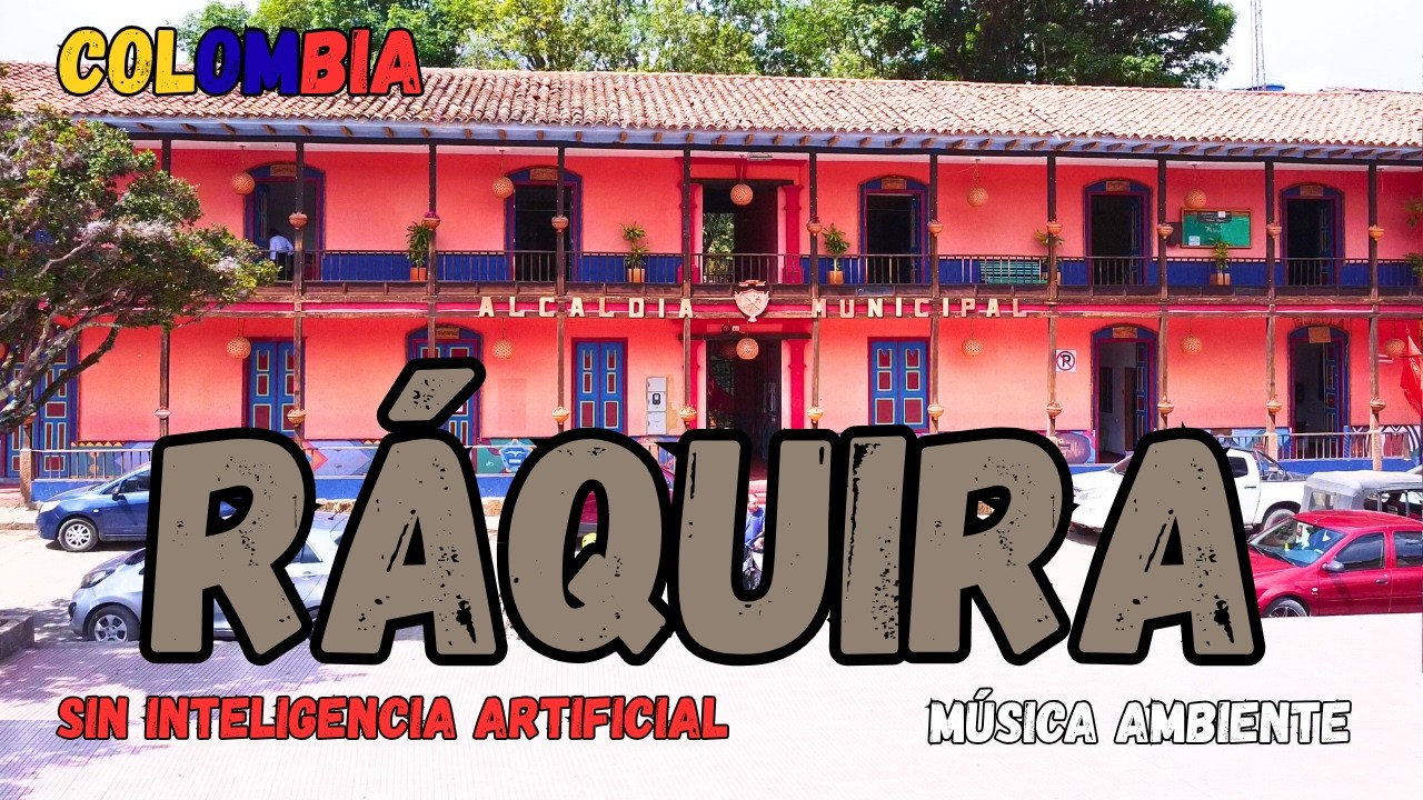 🎶Pueblos de COLOMBIA- RAQUIRA - Música de Concentración - 4k (Paisajes Reales - No IA) 🌎