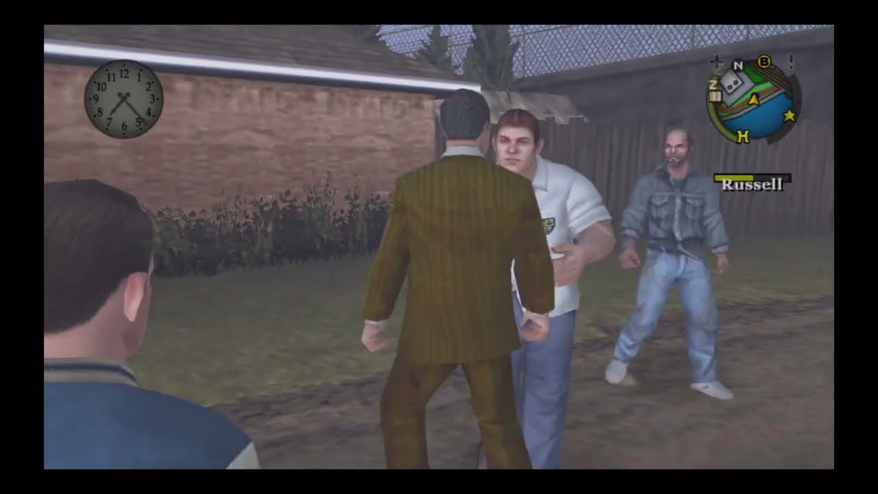 Bully (PS4) - Russell vs Denny, Chuck, Osbourne & Mihailovich
