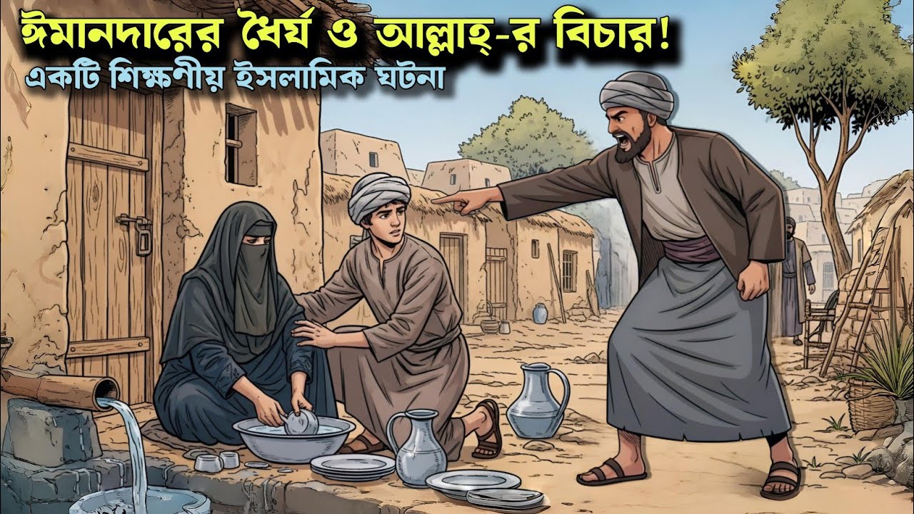 সবর ও সততার এক উজ্জ্বল দৃষ্টান্ত। এক অভাবী বিধবা ও তার নেককার সন্তানের গল্প | Islamic Voice Bangla