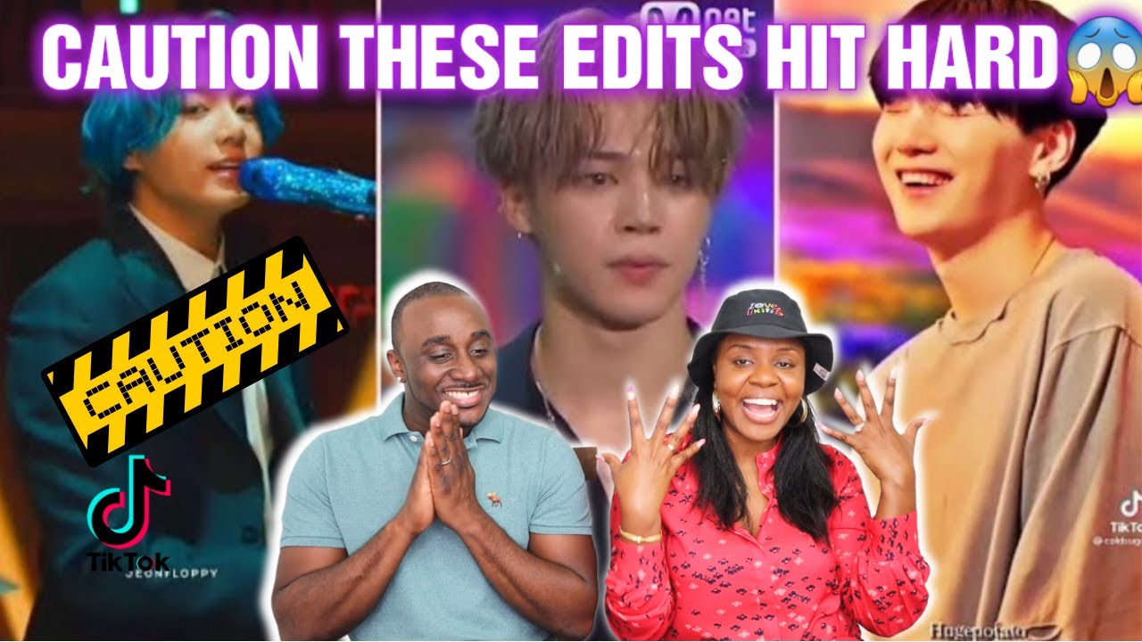 BTS Edits that hit Hard Reaction | Couples Reaction