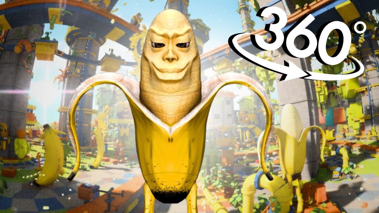 Can you find Bananexx Roblox in 360° VR / 4K | ( roblox memes hora de acordar )