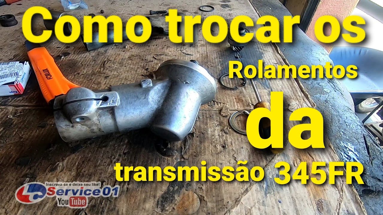 #husqvarna345FR  #Rocadeira  Roçadeira 345FR Troca de rolamento transmissão