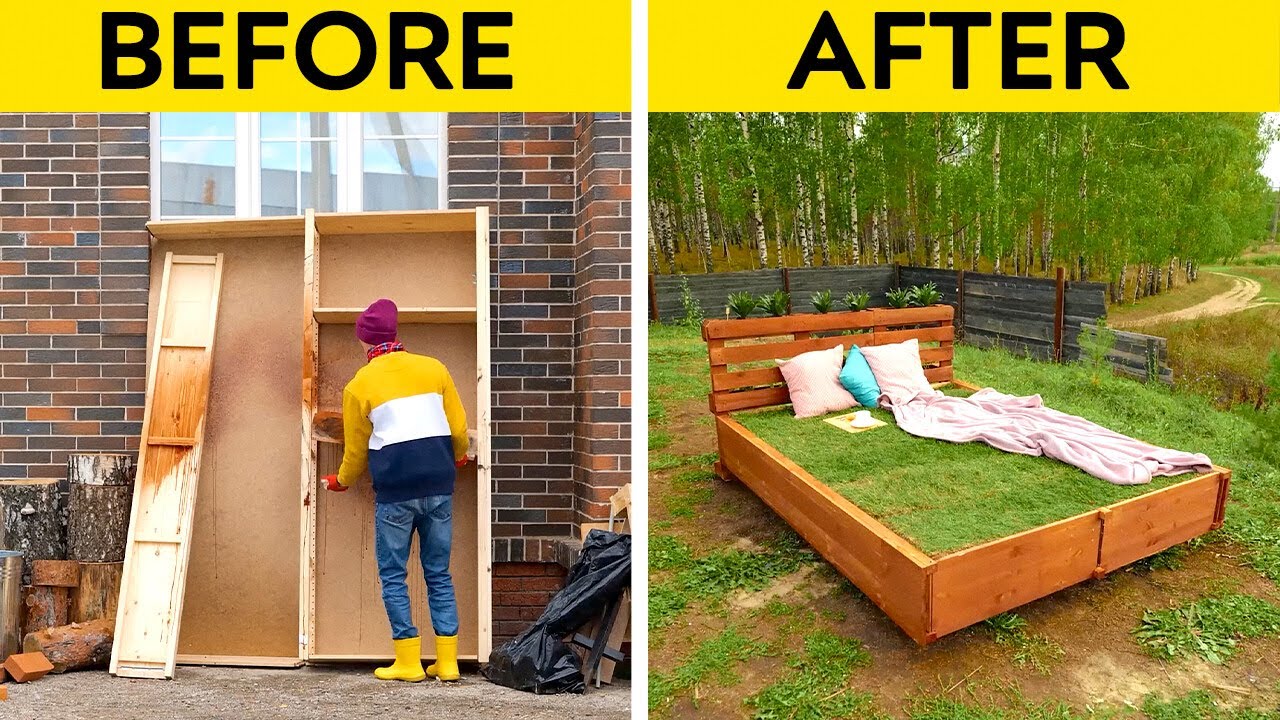 Don’t Throw It Away! Turn Old Furniture Into Backyard Gold 🤯