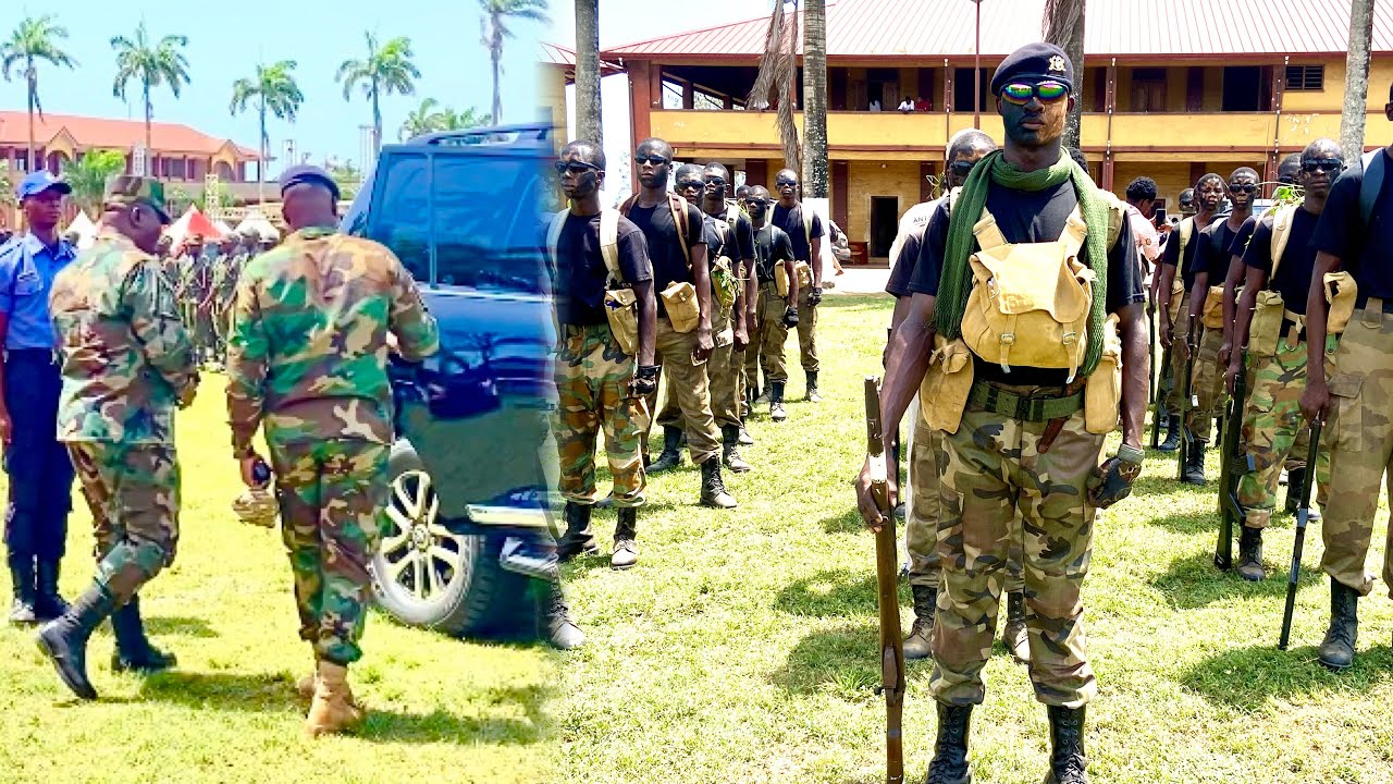 Fantastic Display By The Best High School Cadet in Ghana - GSTS Army Cadet