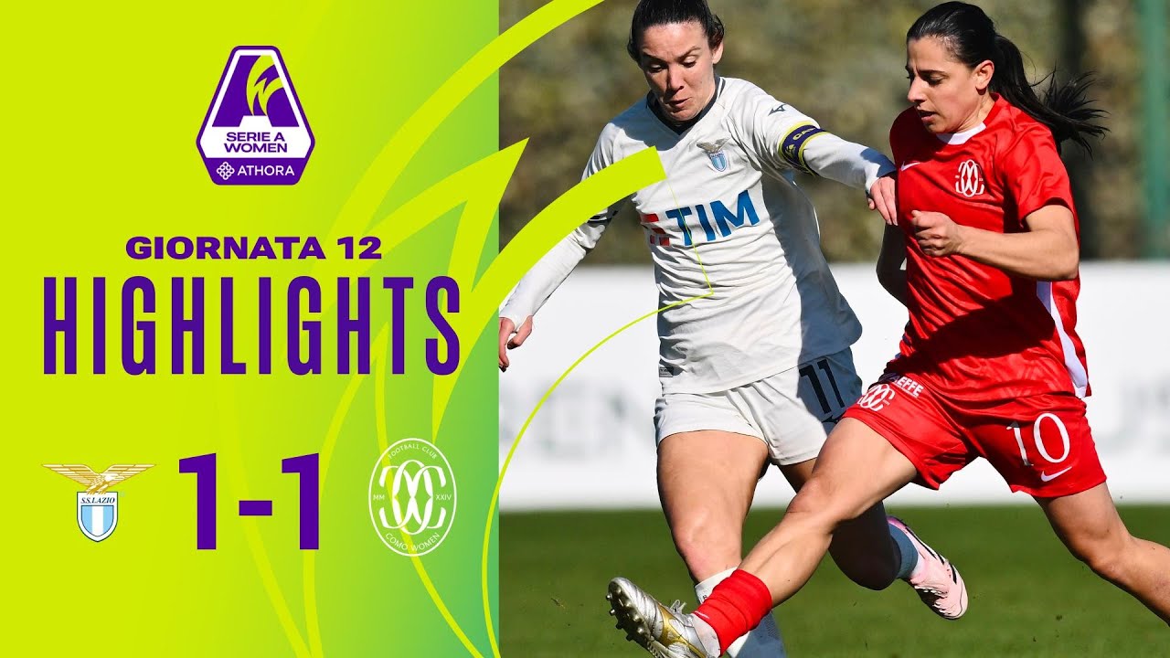 Lazio-Como W. 1-1 | Karczewska risponde a Kramzar | #SerieAWomenAthora