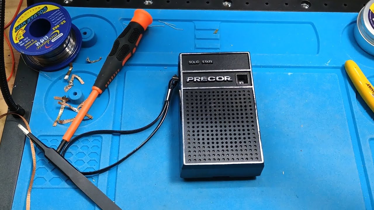 Precor 1970s Taiwan Transistor Radio Repair/Restore