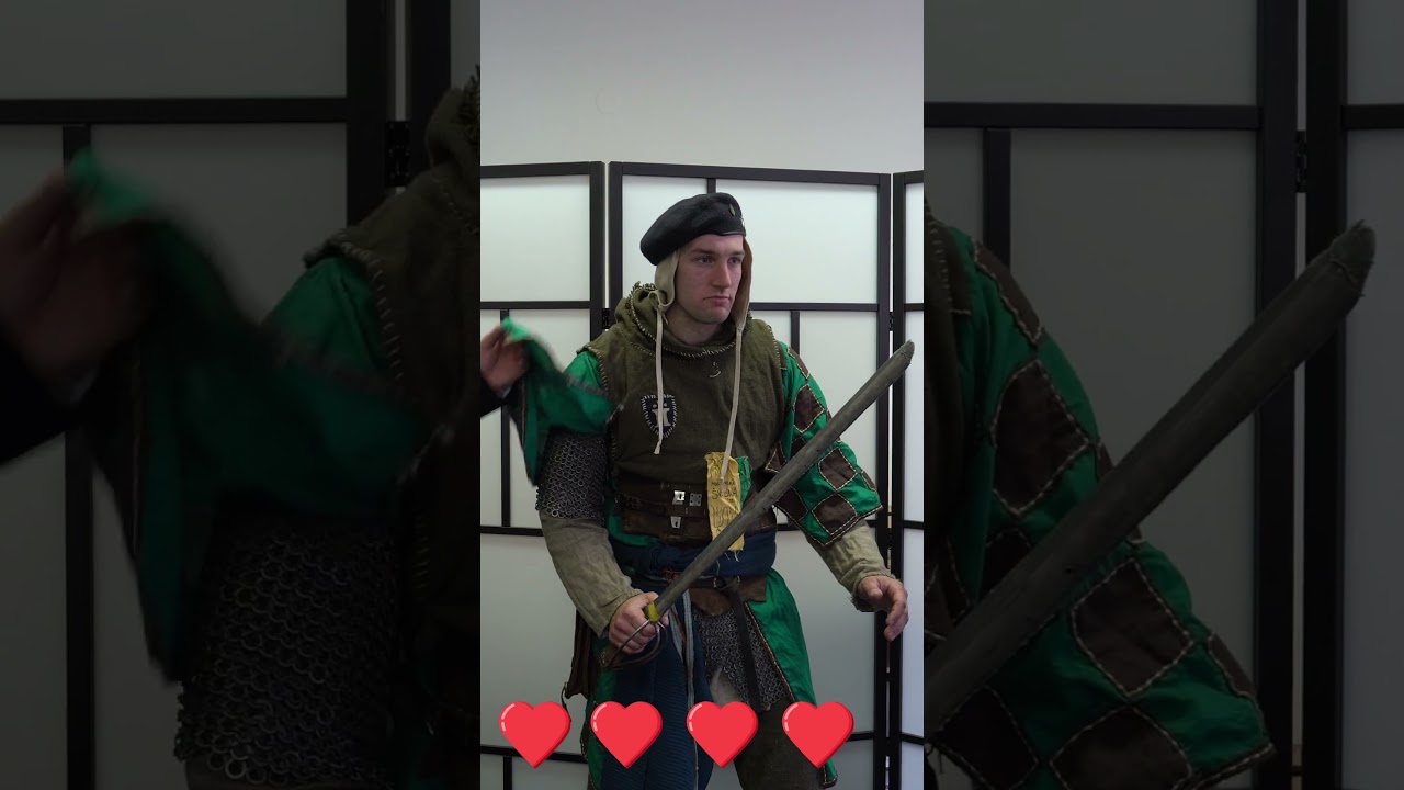 Vrstvení kostýmu na LARP aneb jak si přidat víc životů a vypadat dobře  #larp #shortsvideo #cosplay