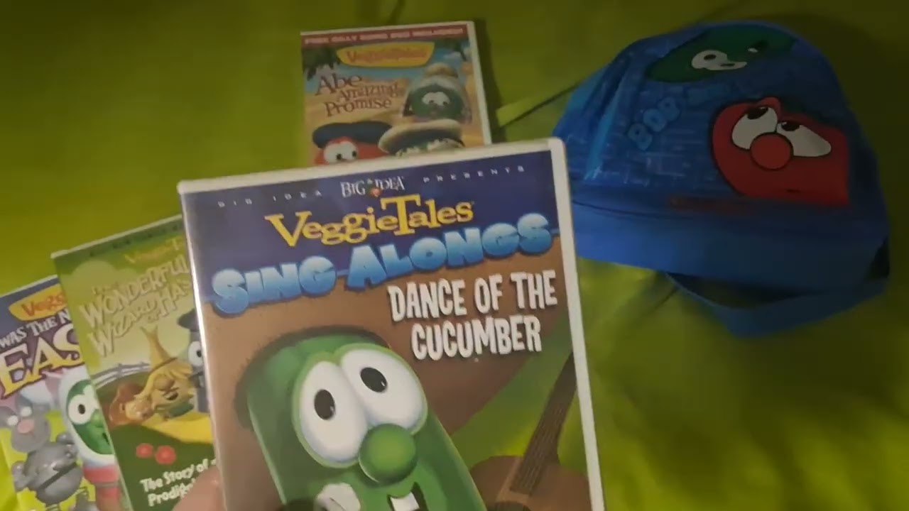 Распаковка VeggieTales! Завершение сборки коллекции VeggieTales! Плюс МНОГО DVD и рюкзак!!