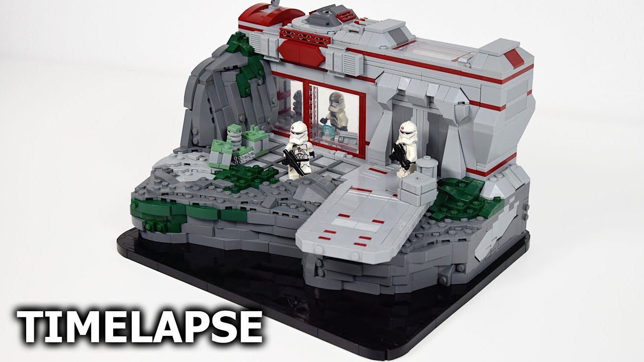 LEGO Republic 91st Recon Corps Outpost (Clone Wars) | LEGO Star Wars MOC Speedbuild-Timelapse