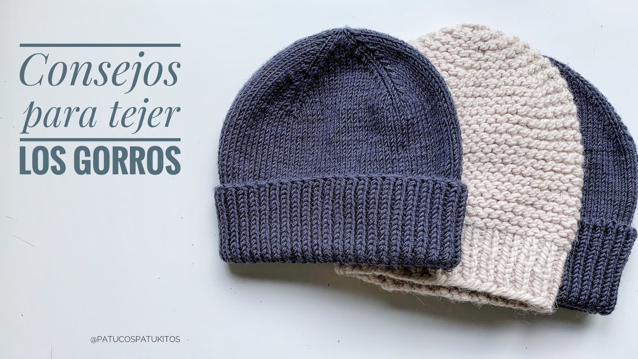 Unos consejos para tejer los gorros