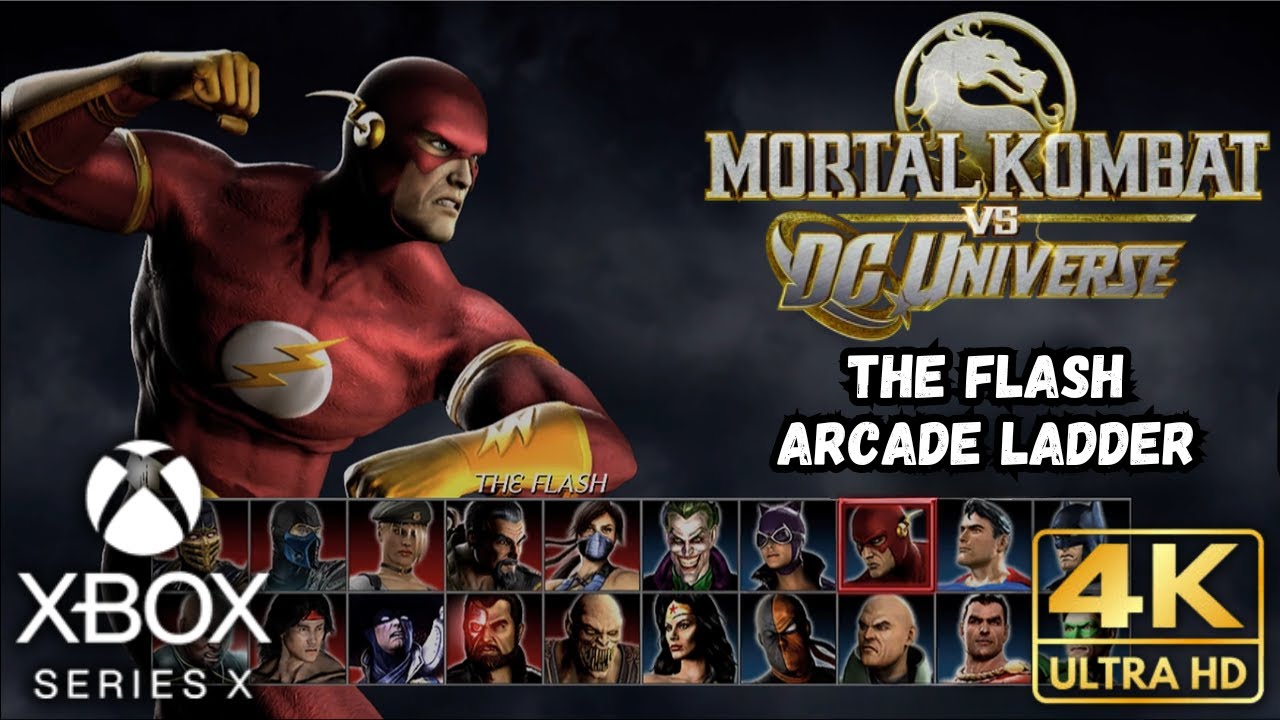 Mortal Kombat VS DC Universe | THE FLASH Arcade Ladder | Xbox Series X|S | 4K | No Commentary Gaming