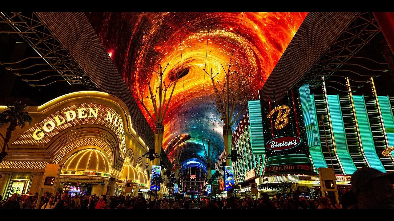 Viva Vision Canopy MIXology Light Show Full Video - Fremont Street Experience