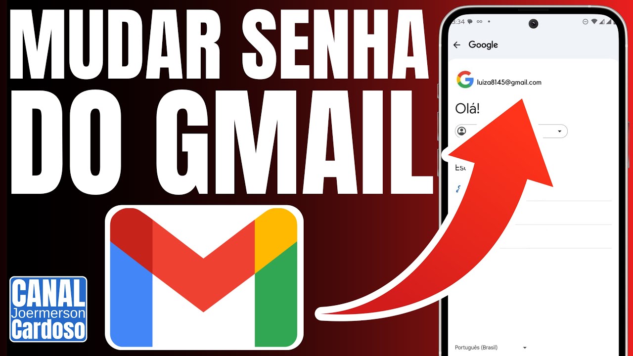 Como Mudar SENHA do GMAIL - Rápido e Fácil!