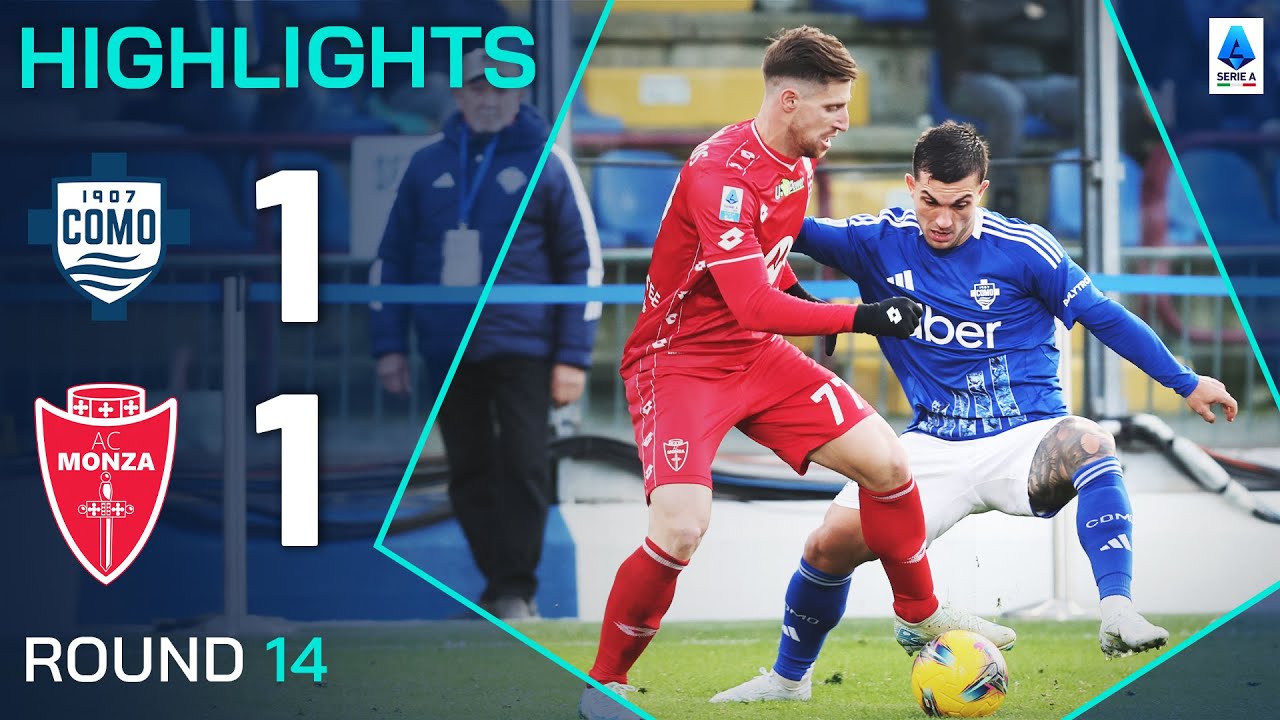 COMO-MONZA 1-1 | HIGHLIGHTS | Points Shared On Lake Como | Serie A 2024/25