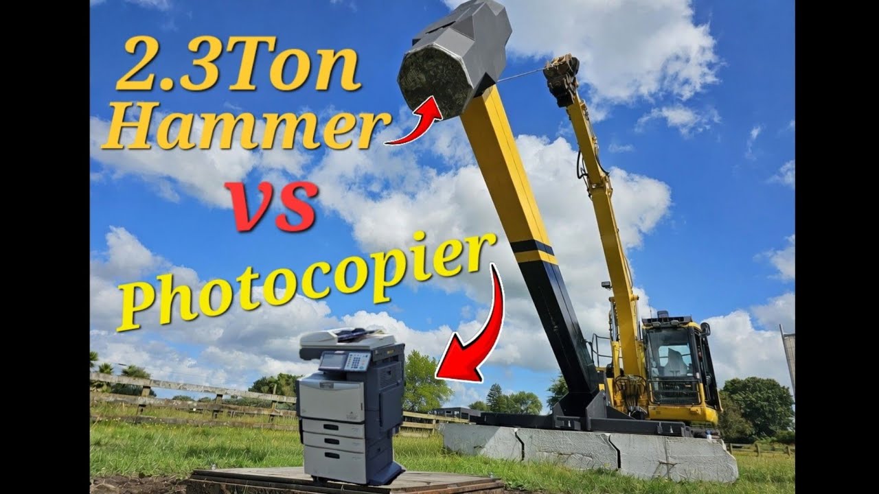 World's Largest Sledge Hammer vs Printers
