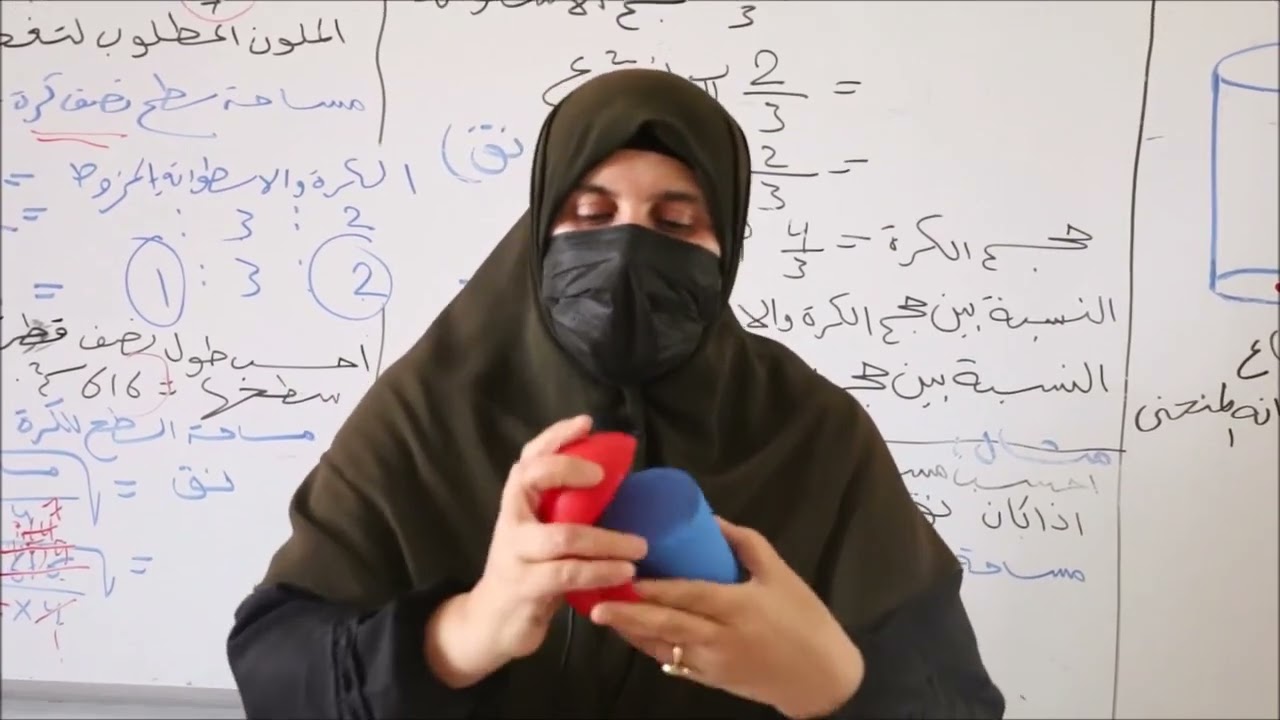 الرياضيات بالتعليم التفاعلي للصف التاسع / درس الكرة